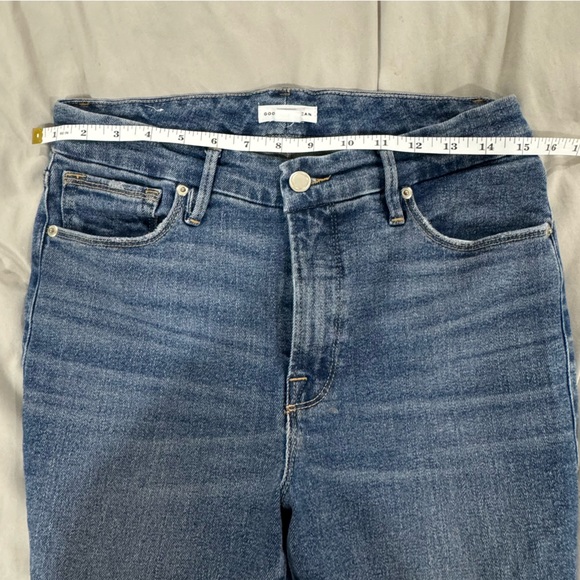 Good American SOFT-TECH GOOD LEGS
STRAIGHT JEANS Size 6/28 High Rise - Picture 6 of 8